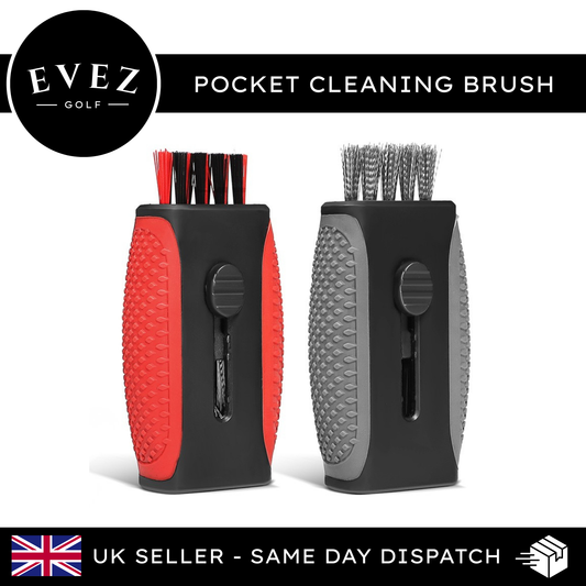 2-in-1 Pocket Brush - Golf Cleaning Tool