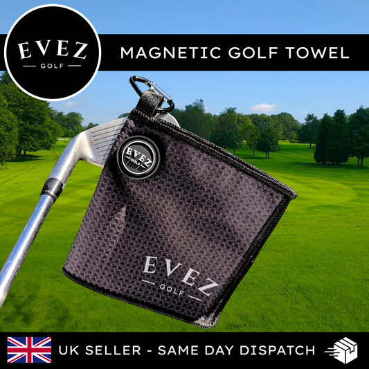 Evez Golf Magnetic Towel - 15x15cm