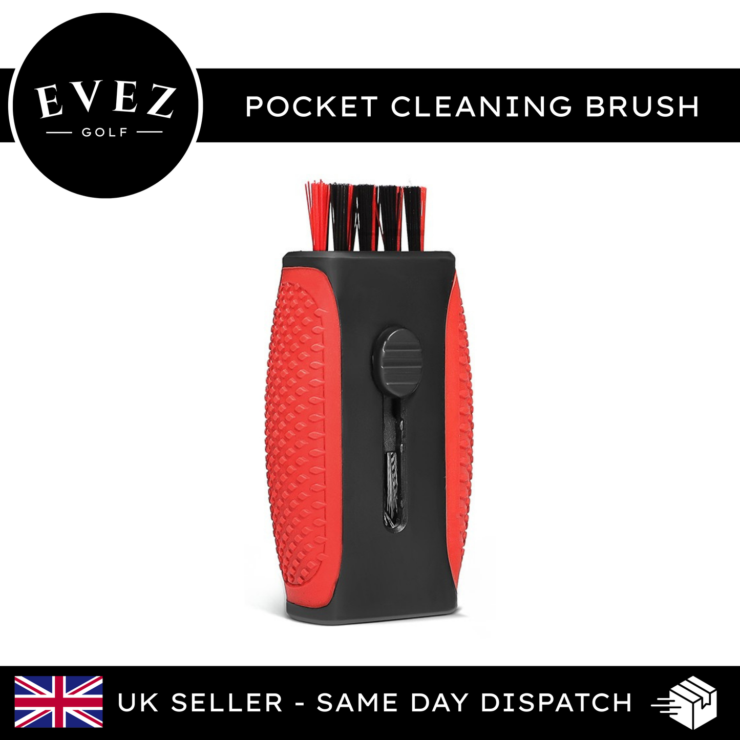 2-in-1 Pocket Brush - Golf Cleaning Tool