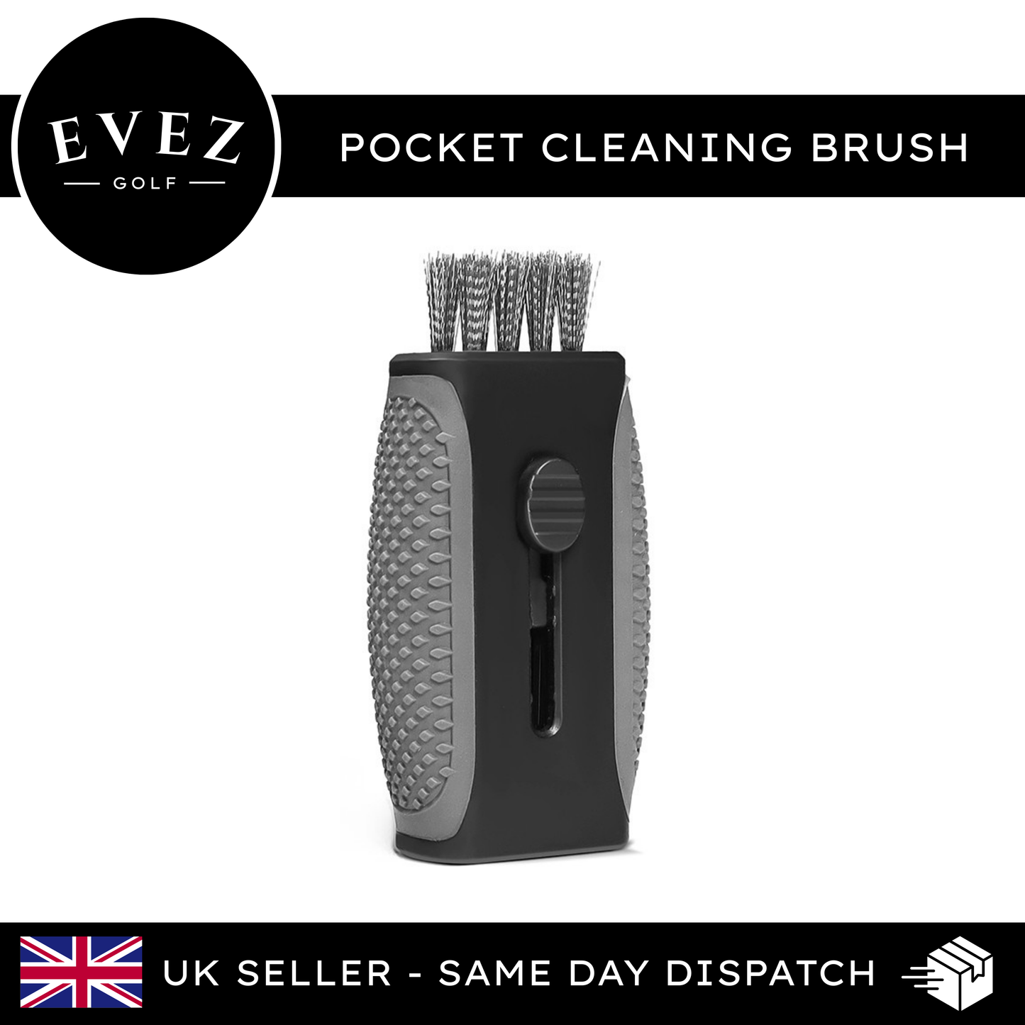 2-in-1 Pocket Brush - Golf Cleaning Tool